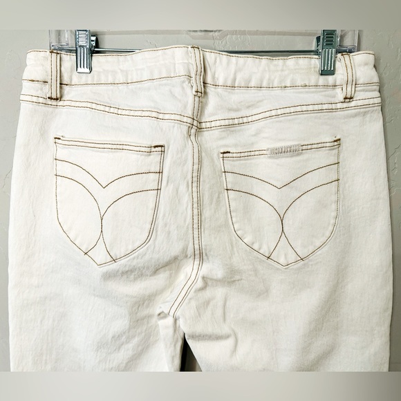 𝅺ROLLA'S Jeans Dallas Low Bootcut Lowrise Slim White SZ 29 NEW! - Picture 6 of 16